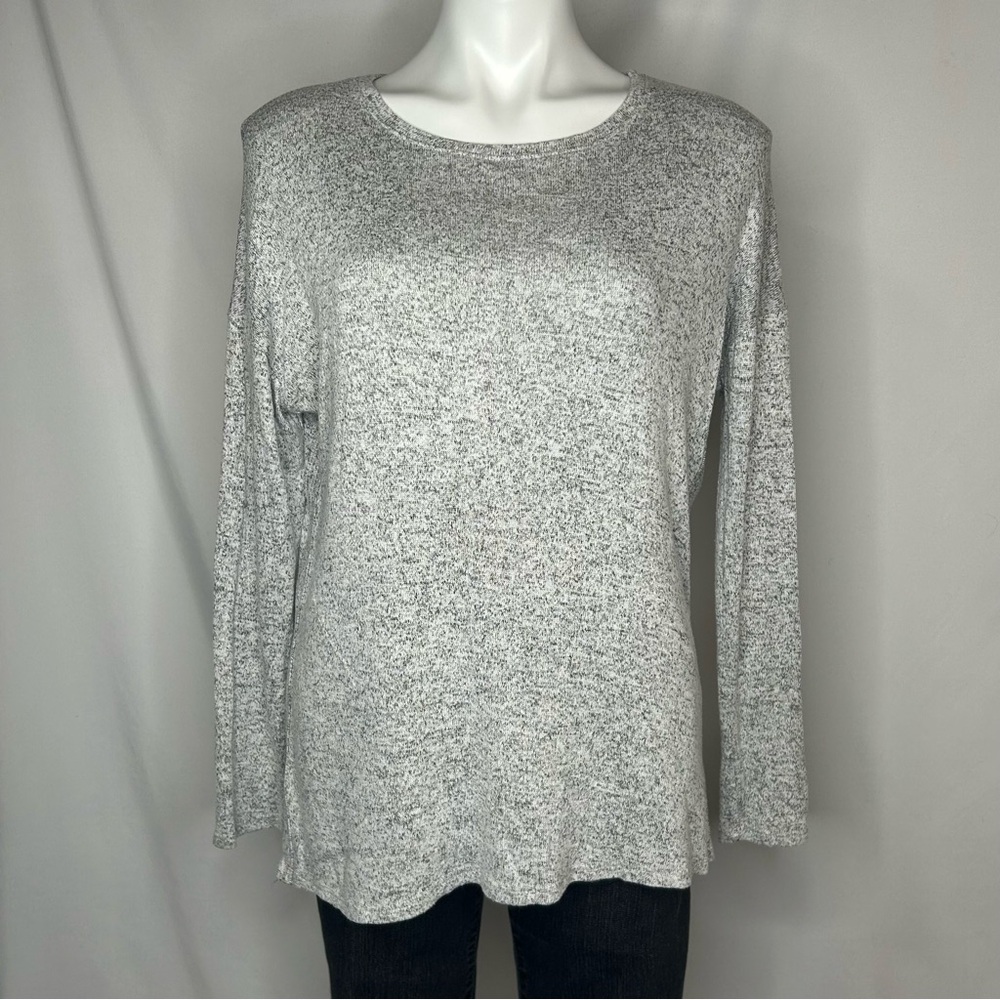 Market & Spruce Oversized Twist Knit with Side Detail, Small
